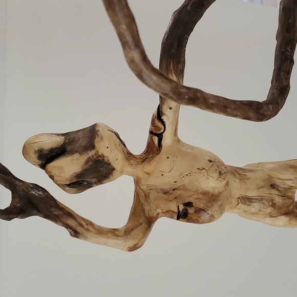 Al One Piece Wood Sculpture - Picture 4 of 12